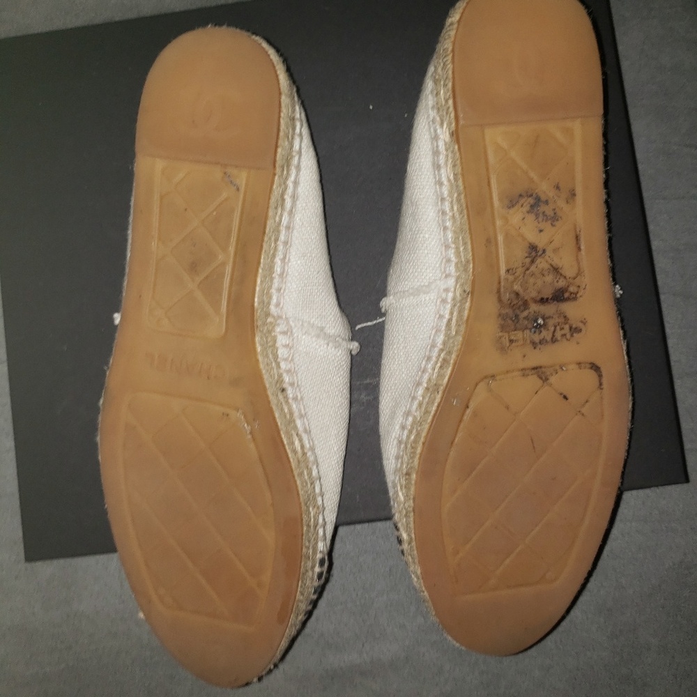 Chanel canvas cc espadrilles flats - Picture 3 of 3